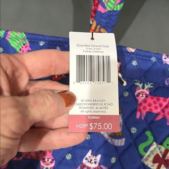 113 NWT Vera Bradley Essential Large Totes (2 available) - Picture 4 of 6